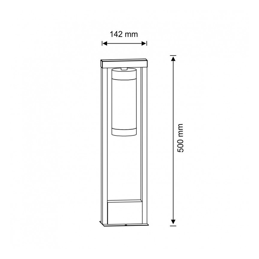 Outdoor lamp SPECTRA 1xE27/10W/230V IP44 50 cm