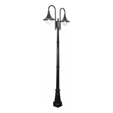 Outdoor lamp TALEZ 2xE27/15W/230V IP44 black