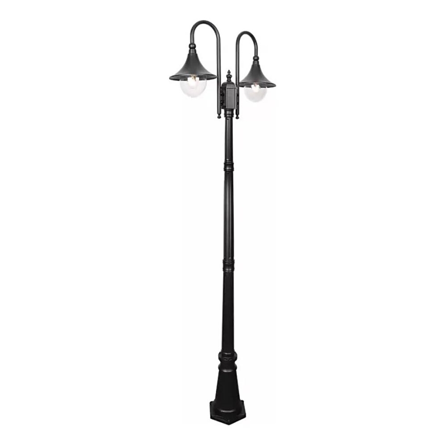 Outdoor lamp TALEZ 2xE27/15W/230V IP44 black