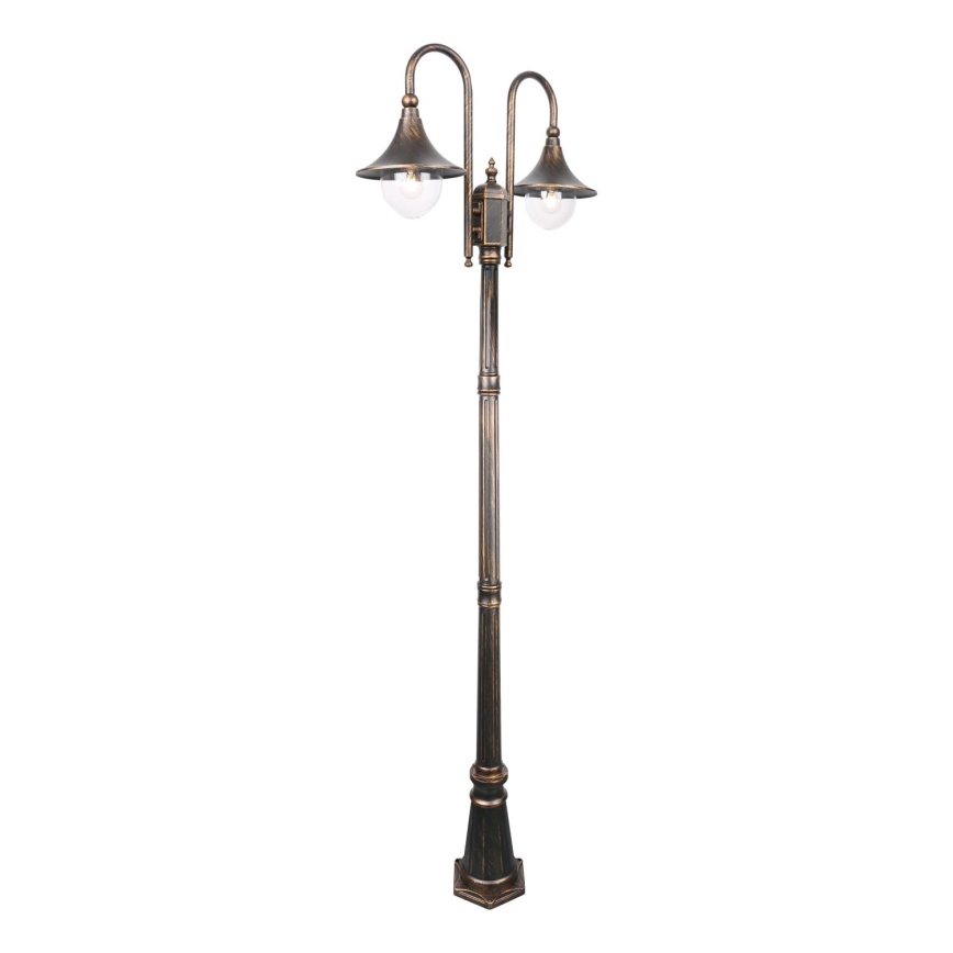 Outdoor lamp TALEZ 2xE27/15W/230V IP44 bronze patina