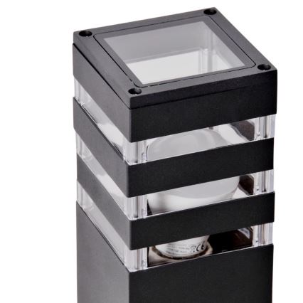 Outdoor lamp TEKSAS 1xE27/12W/230V IP44 44 cm anthracite