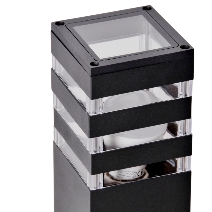Outdoor lamp TEKSAS 1xE27/12W/230V IP44 44 cm anthracite