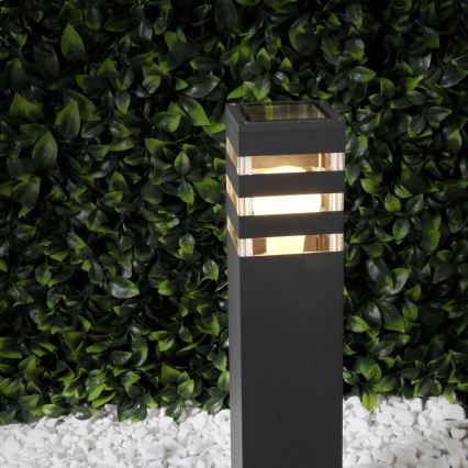 Outdoor lamp TEKSAS 1xE27/12W/230V IP44 44 cm graphite