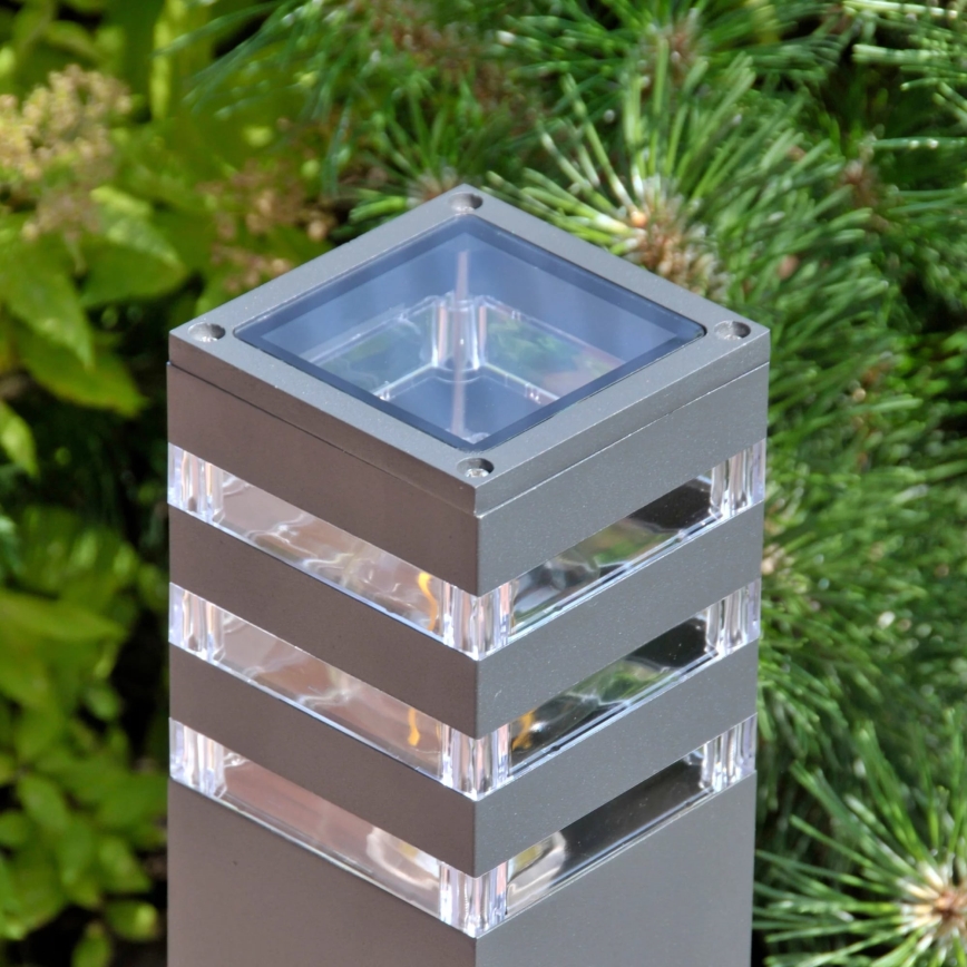 Outdoor lamp TEKSAS 1xE27/12W/230V IP44 44 cm graphite