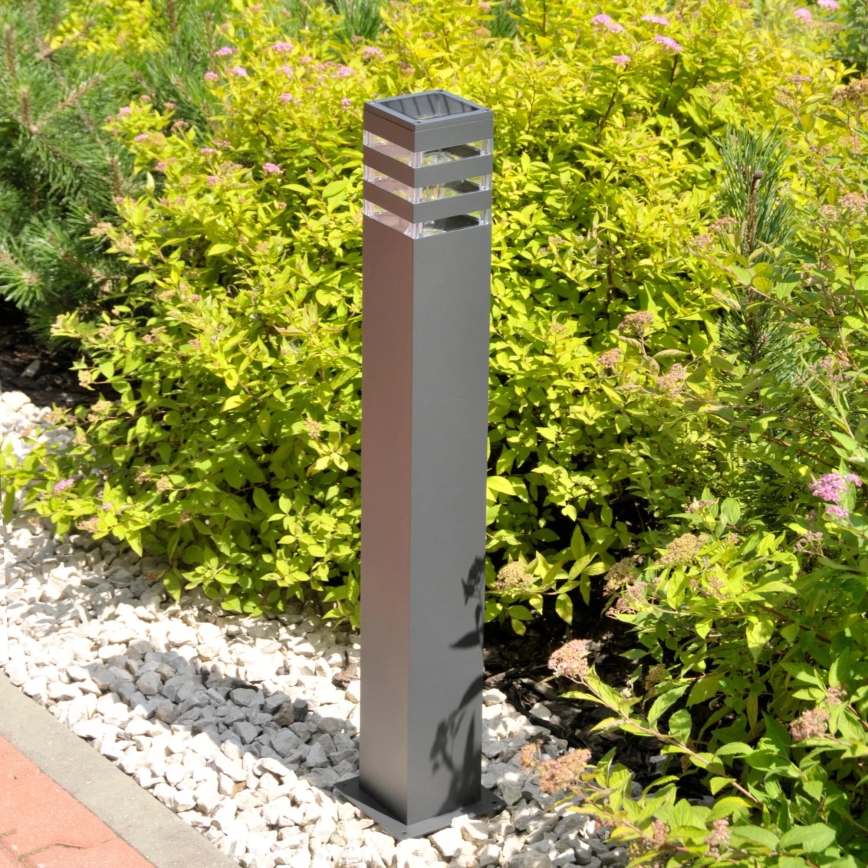 Outdoor lamp TEKSAS 1xE27/12W/230V IP44 74 cm graphite