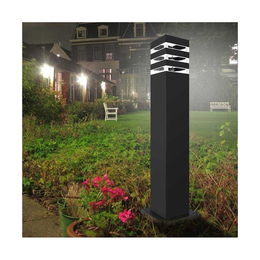 Outdoor lamp TEKSAS 1xE27/12W/230V IP44 74 cm graphite