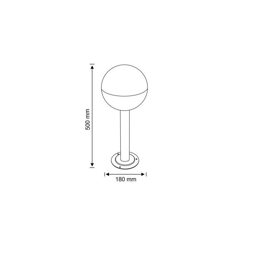 Outdoor lamp ULSA 1xE27/12W/230V IP44 50 cm