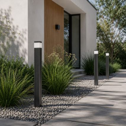 Outdoor lamp VESPER 1xG9/5W/230V IP44 80 cm, black