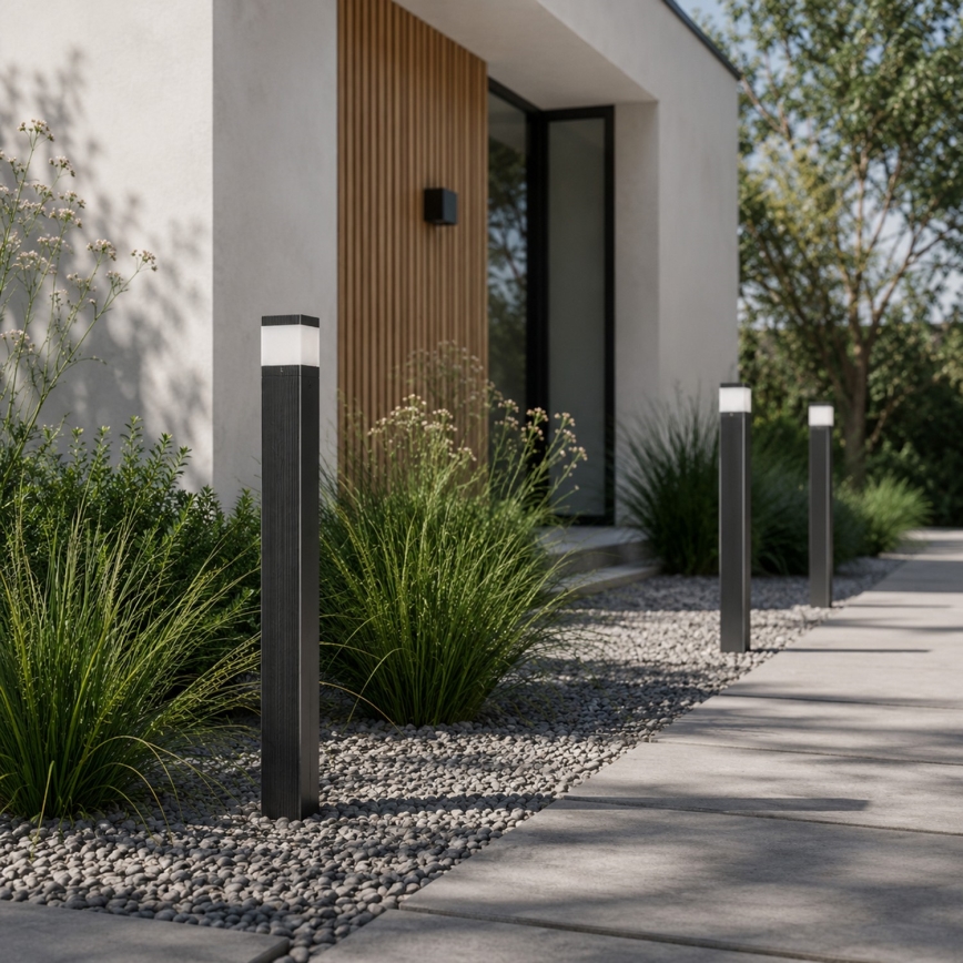 Outdoor lamp VESPER 1xG9/5W/230V IP44 80 cm, black