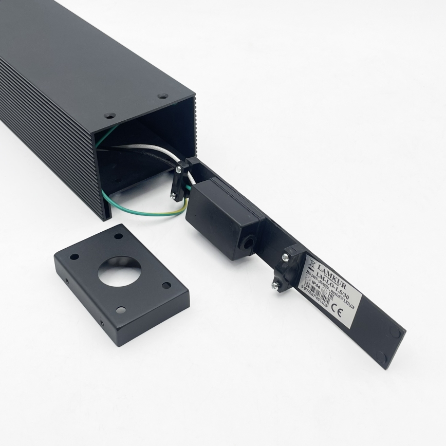 Outdoor lamp VESPER 1xG9/5W/230V IP44 80 cm, black