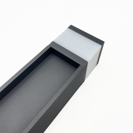 Outdoor lamp VESPER 1xG9/5W/230V IP44 80 cm, black