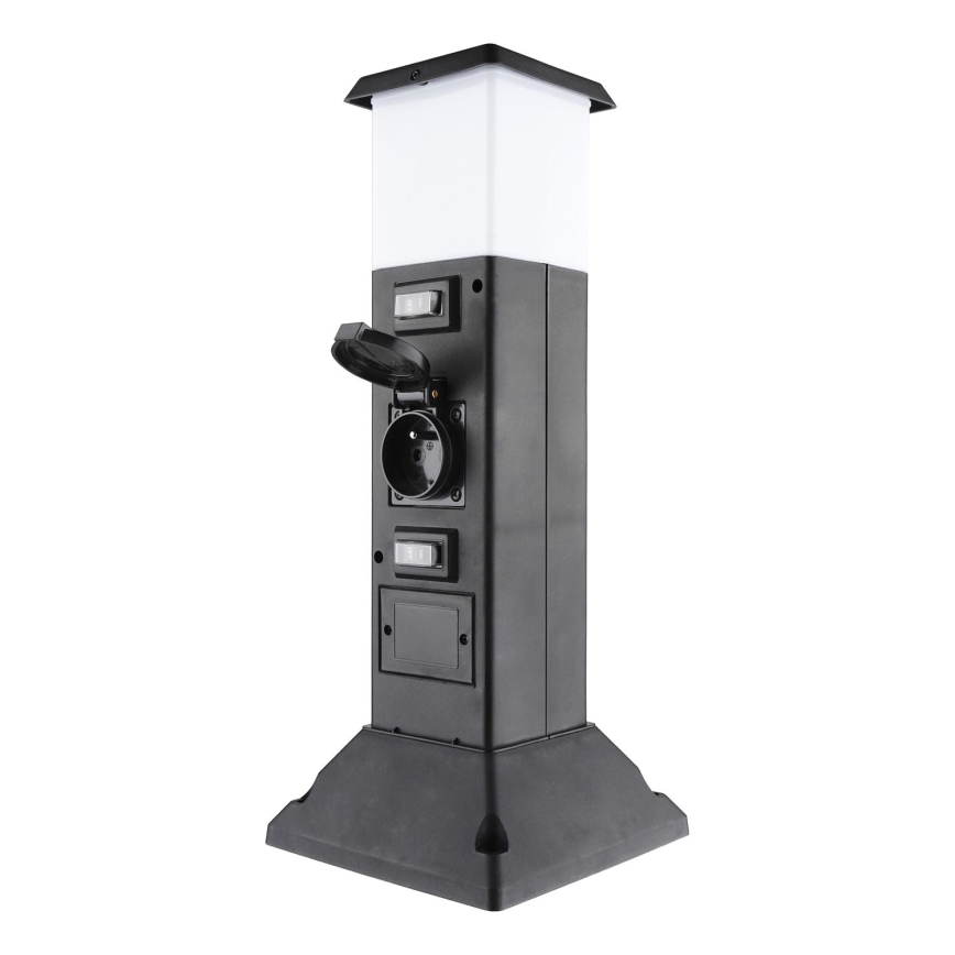 Outdoor lamp with 2 sockets 1xE14/15W/230V IP44 black