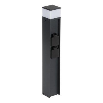 Outdoor lamp with 2 sockets DASTEN 1xG9/11W/230V 50 cm IP44 black