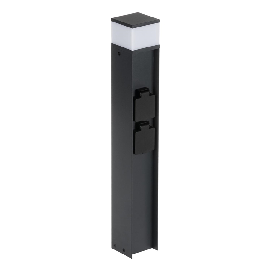 Outdoor lamp with 2 sockets DASTEN 1xG9/11W/230V 50 cm IP44 black