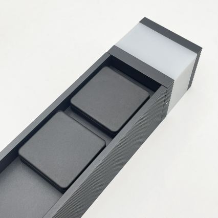 Outdoor lamp with 2 sockets VESPER 1xG9/5W/230V IP44 30 cm black