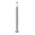 Outdoor lamp with a sensor 1xE27/60W/230V IP44 110cm matte chrome