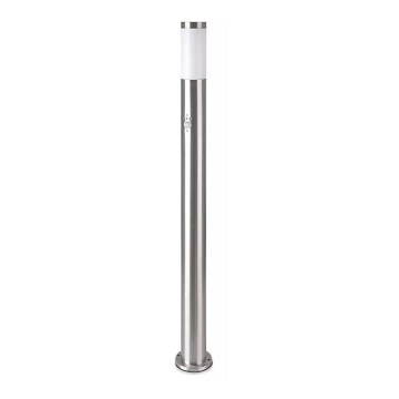 Outdoor lamp with a sensor 1xE27/60W/230V IP44 110cm matte chrome