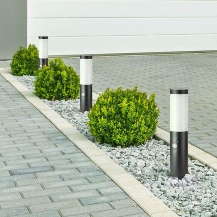 Outdoor lamp with a sensor 1xE27/60W/230V IP44 45cm anthracite