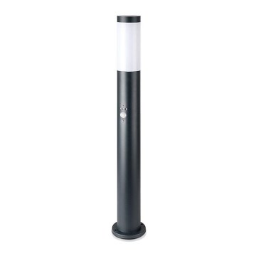 Outdoor lamp with a sensor 1xE27/60W/230V IP44 80cm anthracite