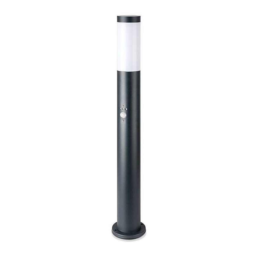 Outdoor lamp with a sensor 1xE27/60W/230V IP44 80cm anthracite