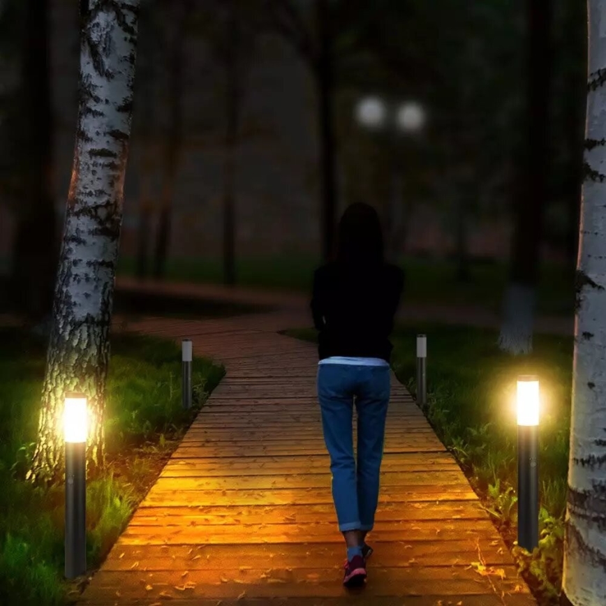Outdoor lamp with a sensor 1xE27/60W/230V IP44 80cm black