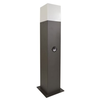 Outdoor lamp with sensor NEW YORK 1xE27/12W/230V IP44 44 cm anthracite