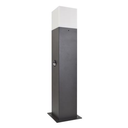 Outdoor lamp with sensor NEW YORK 1xE27/12W/230V IP44 44 cm anthracite
