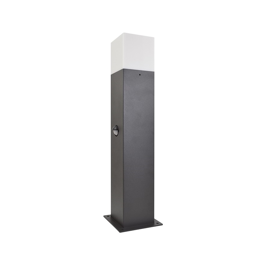 Outdoor lamp with sensor NEW YORK 1xE27/12W/230V IP44 44 cm graphite