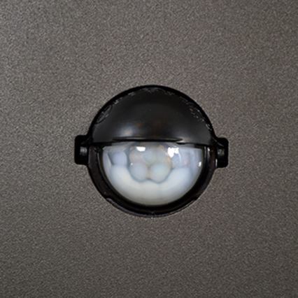 Outdoor lamp with sensor NEW YORK 1xE27/12W/230V IP44 44 cm graphite