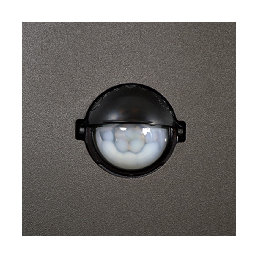 Outdoor lamp with sensor NEW YORK 1xE27/12W/230V IP44 44 cm graphite