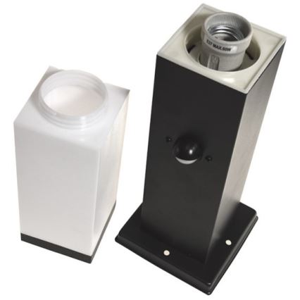 Outdoor lamp with sensor SOPPA 1xE27/60W/230V IP44 45 cm black