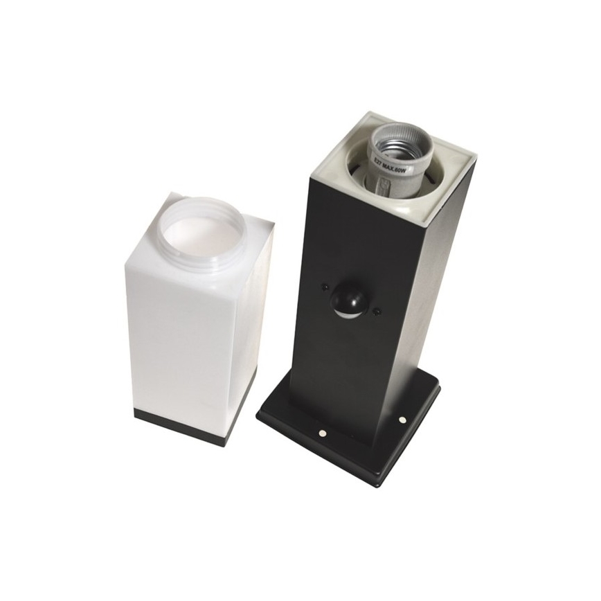Outdoor lamp with sensor SOPPA 1xE27/60W/230V IP44 45 cm black