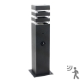 Outdoor lamp with sensor TEKSAS 1xE27/12W/230V IP44 44 cm graphite
