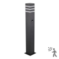 Outdoor lamp with sensor TEKSAS 1xE27/12W/230V IP44 74 cm graphite