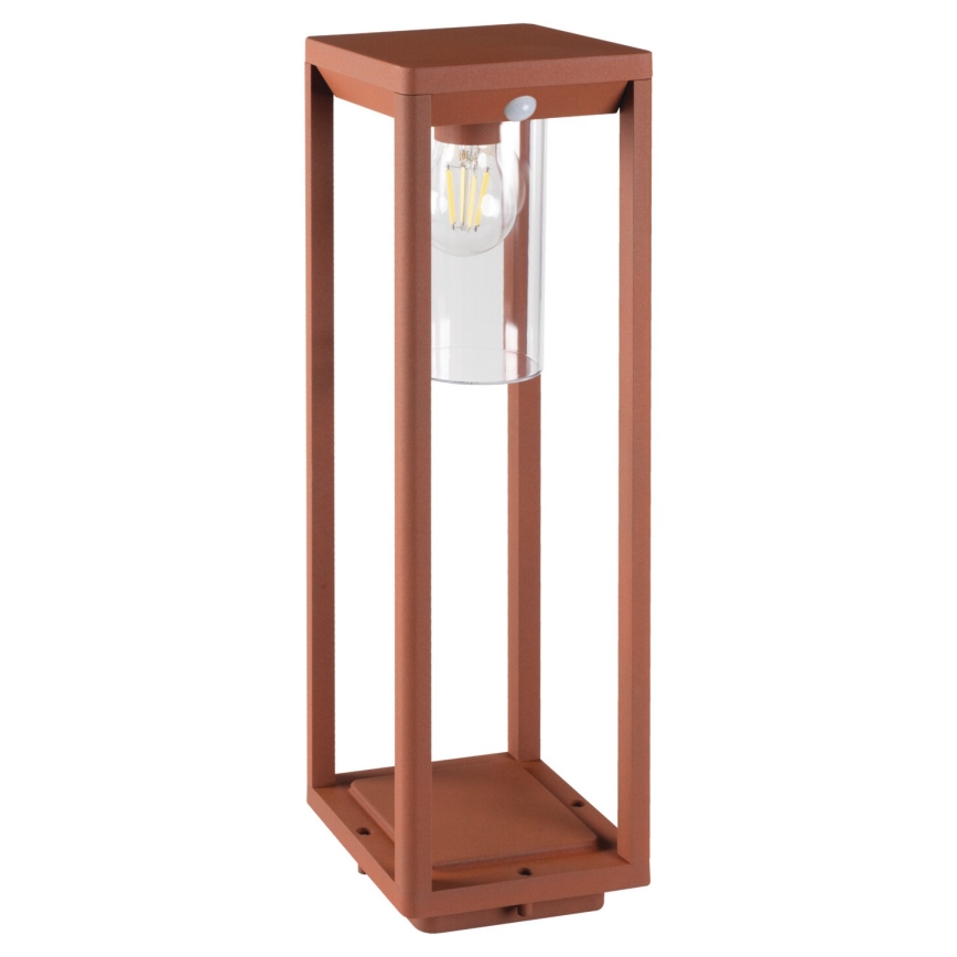 Outdoor lamp with sensor VIMO 1xE27/15W/230V 50 cm IP44 copper