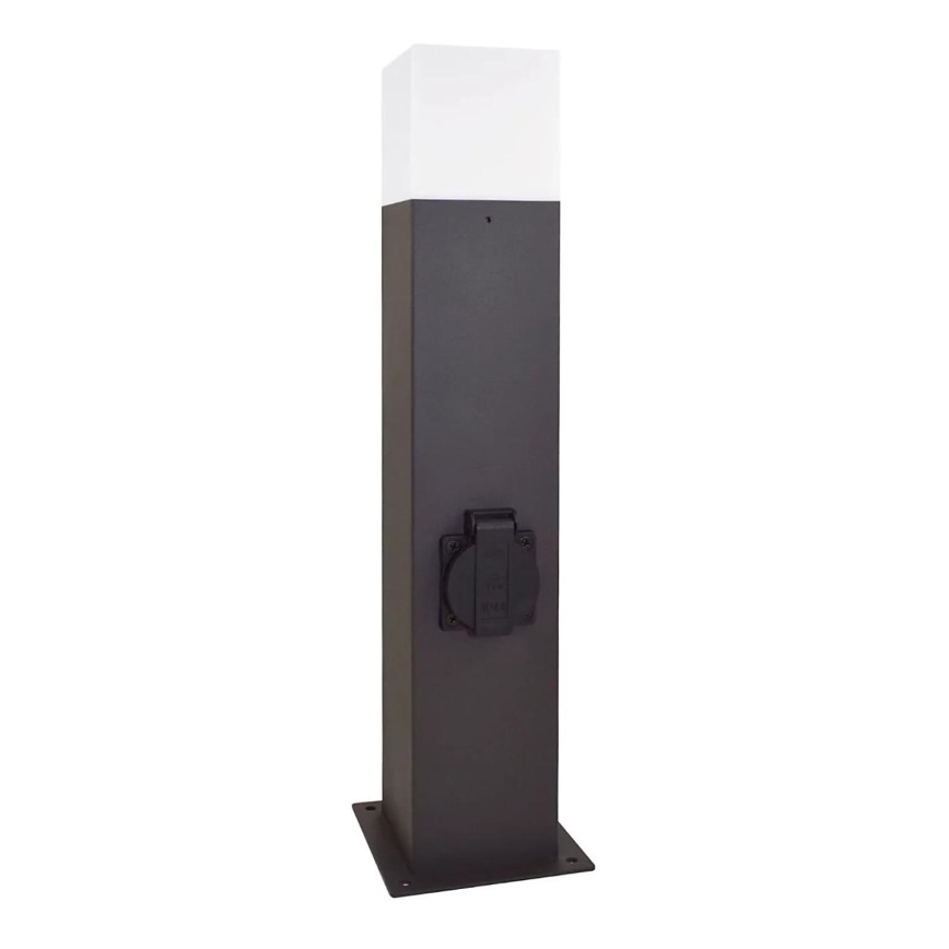 Outdoor lamp with socket NEW YORK 1xE27/12W/230V IP44 44 cm graphite