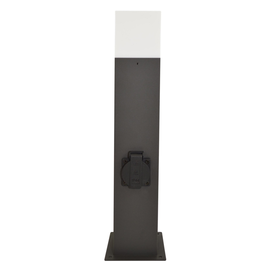 Outdoor lamp with socket NEW YORK 1xE27/12W/230V IP44 44 cm graphite