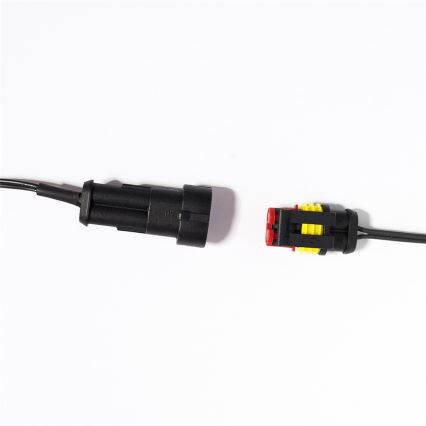 LED outdoor extension string CONE FILAMENT 20xE10 14m multicolour/warm white IP44, Made in the Czech Republic
