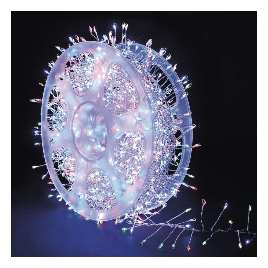Outdoor LED string 1920xLED/8 functions 19,2m IP44 multicolor