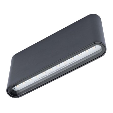 Outdoor LED wall light FLOW 2xLED/6W/230V IP54 black