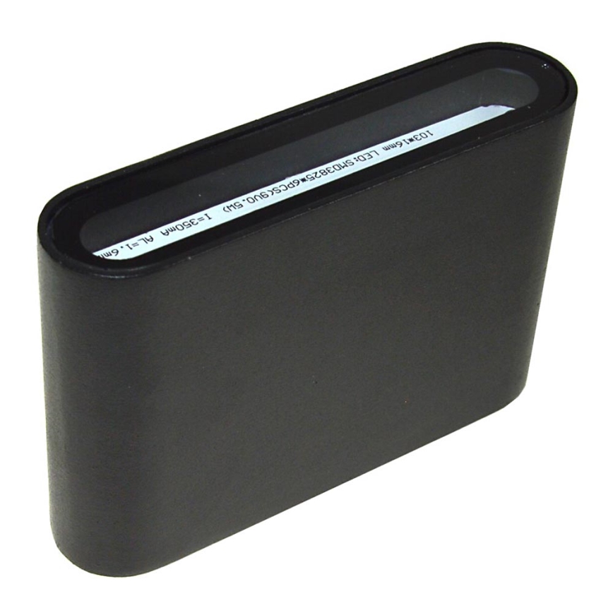 Outdoor LED wall light FLOW LED/3W/230V IP54 black
