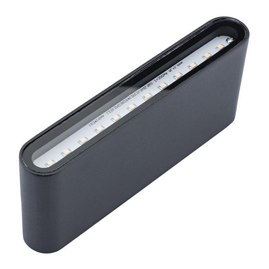 Outdoor LED wall light FLOW LED/6W/230V IP54 black