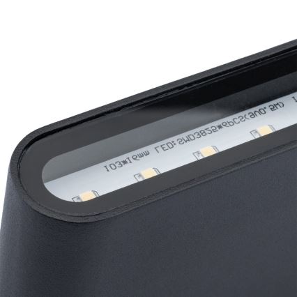 Outdoor LED wall light FLOW LED/6W/230V IP54 black
