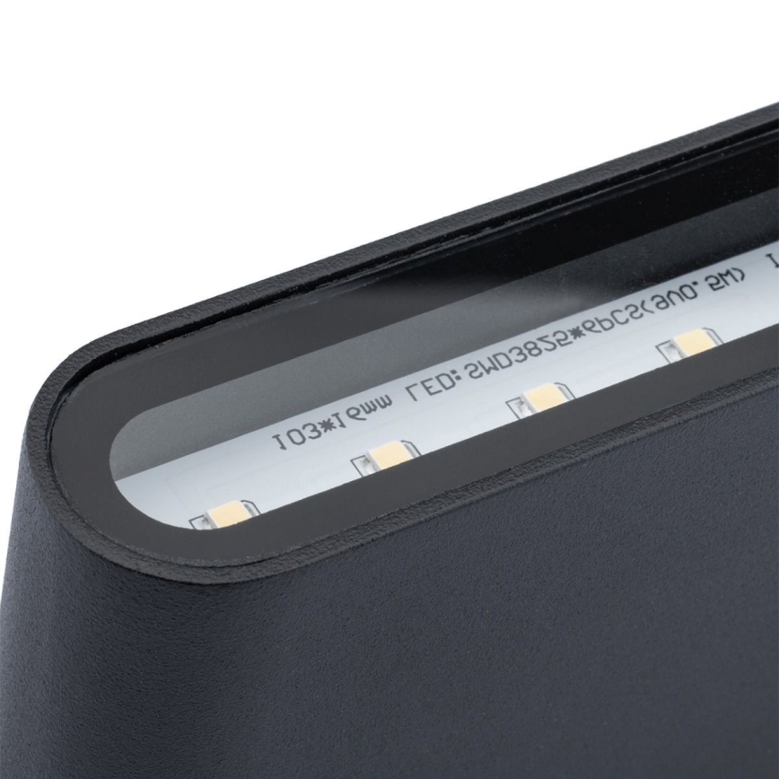 Outdoor LED wall light FLOW LED/6W/230V IP54 black