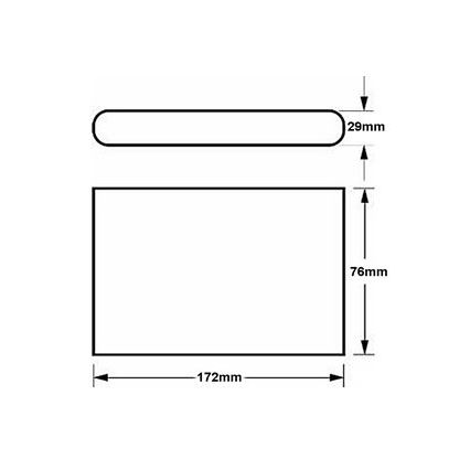 Outdoor LED wall light FLOW LED/6W/230V IP54 black
