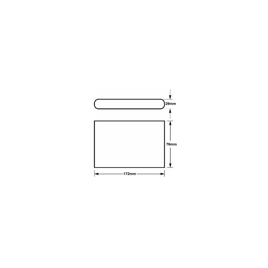 Outdoor LED wall light FLOW LED/6W/230V IP54 black