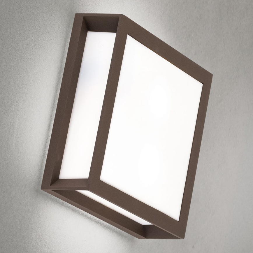 Outdoor light fixture HENRY 2xE27/15W/230V IP44 brown