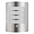 Outdoor light MEMPHIS with a sensor stainless steel IP44