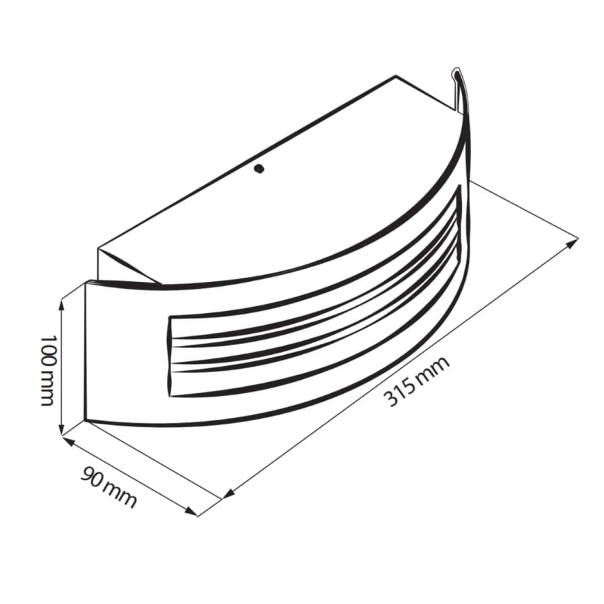 Outdoor light SITOM 1xE27/14W/230V IP44
