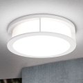 Outdoor luminaire HENRY 2xE27/15W/230V Ø 30 cm IP44 white